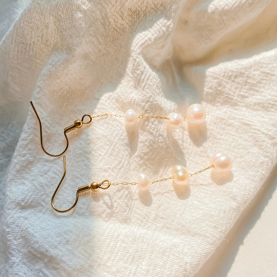 Isla Elegant Pearl Drop Earrings