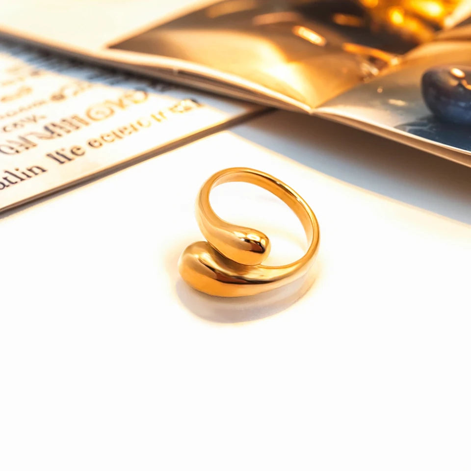 Kira Duo Feather Ring