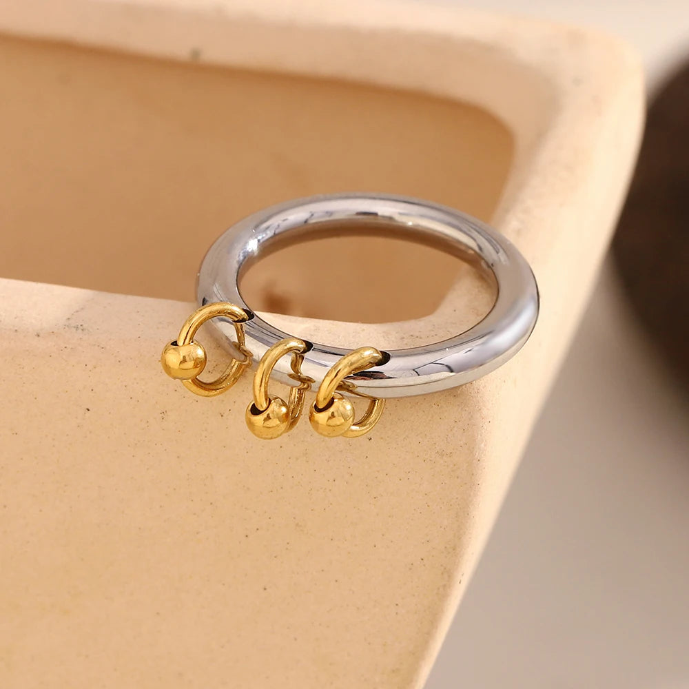 Esther Bold Dual-Tone Ring