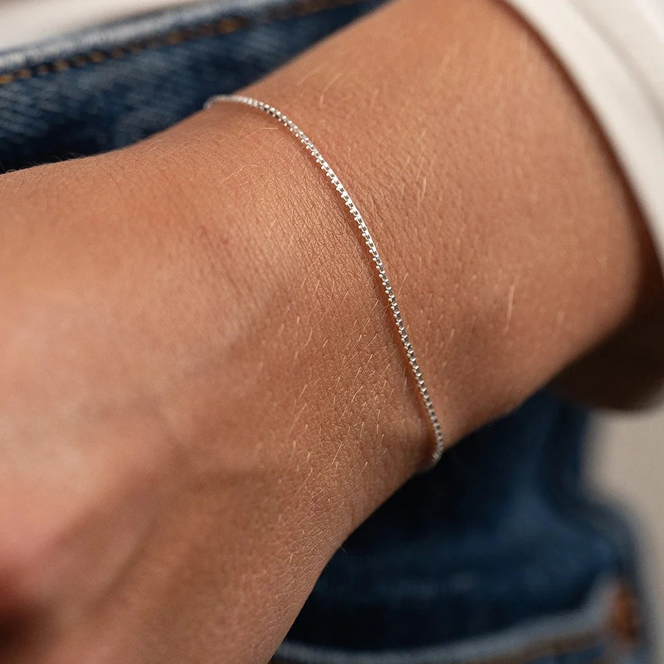 Chloe Box Chain Bracelet