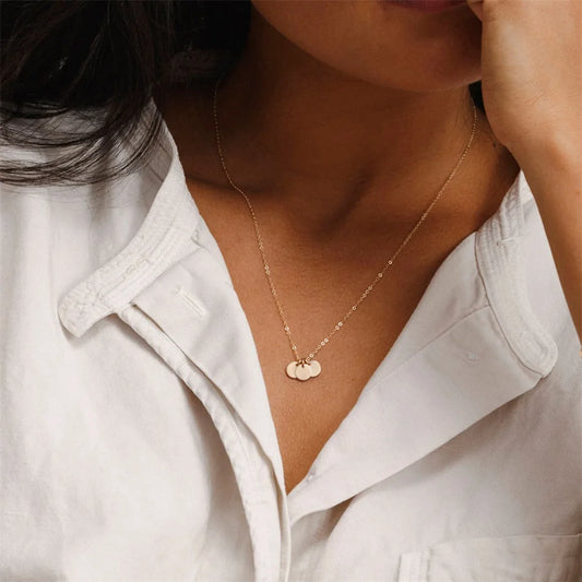 Leona Disc Choker Necklace