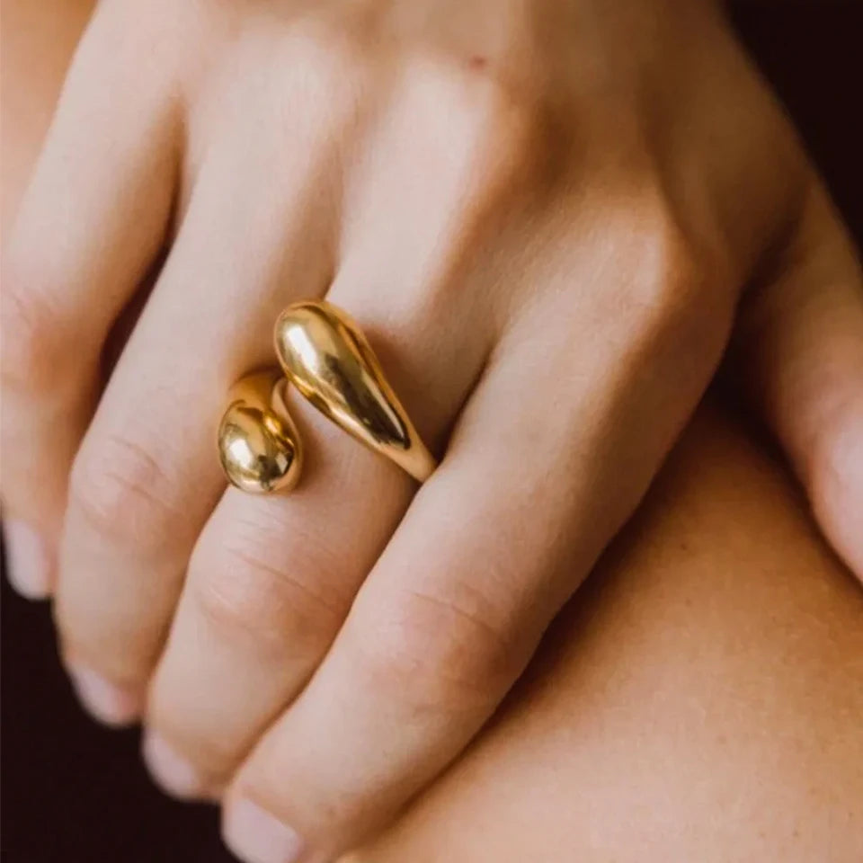 Kira Duo Feather Ring
