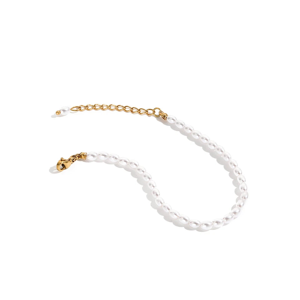Alma Pearl Chain Bracelet