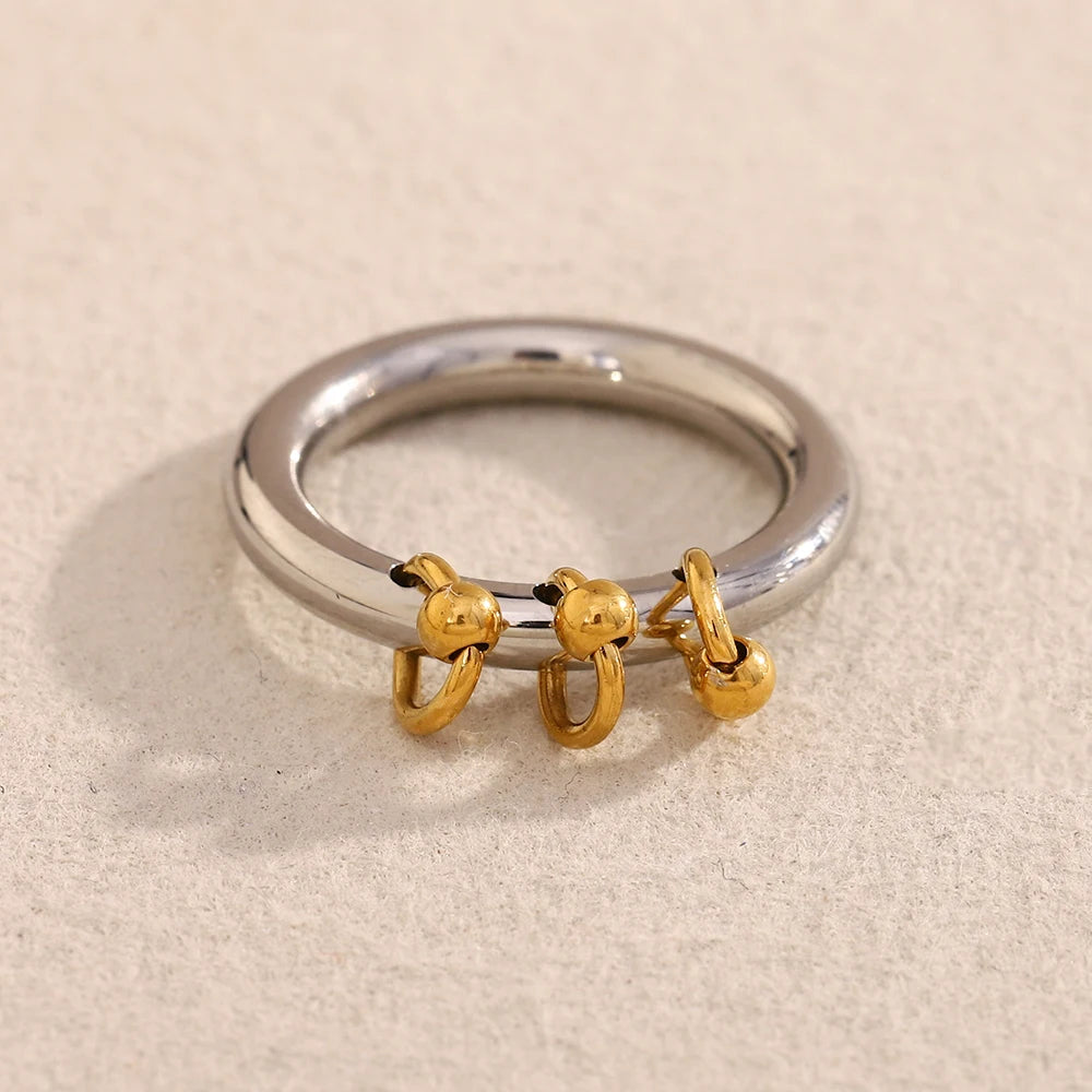Esther Bold Dual-Tone Ring