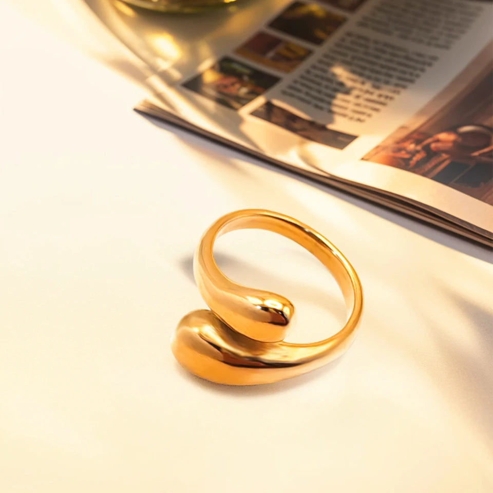 Kira Duo Feather Ring