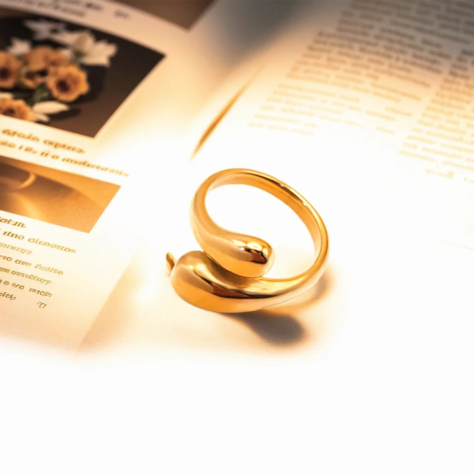 Kira Duo Feather Ring