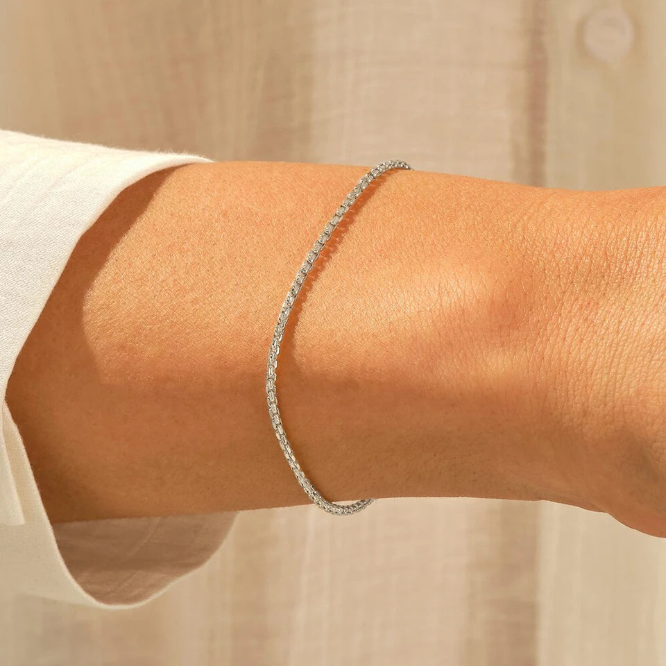 Chloe Box Chain Bracelet