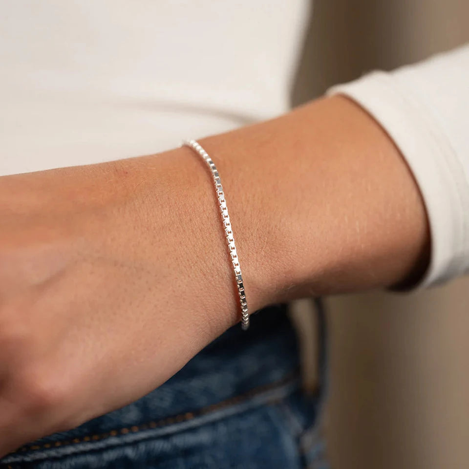 Chloe Box Chain Bracelet