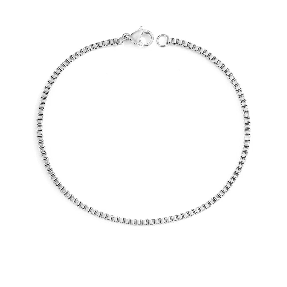 Chloe Box Chain Bracelet