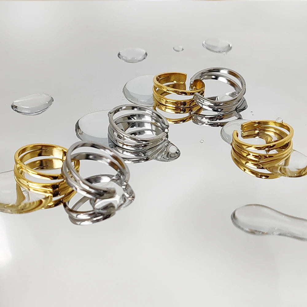 Dual Layer Open Ring