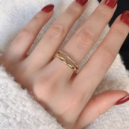 Dual Layer Open Ring