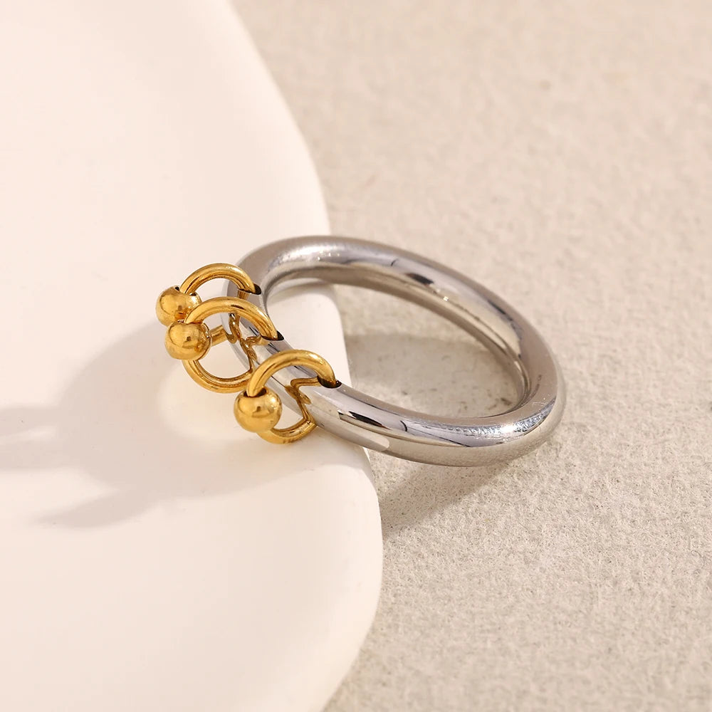 Esther Bold Dual-Tone Ring