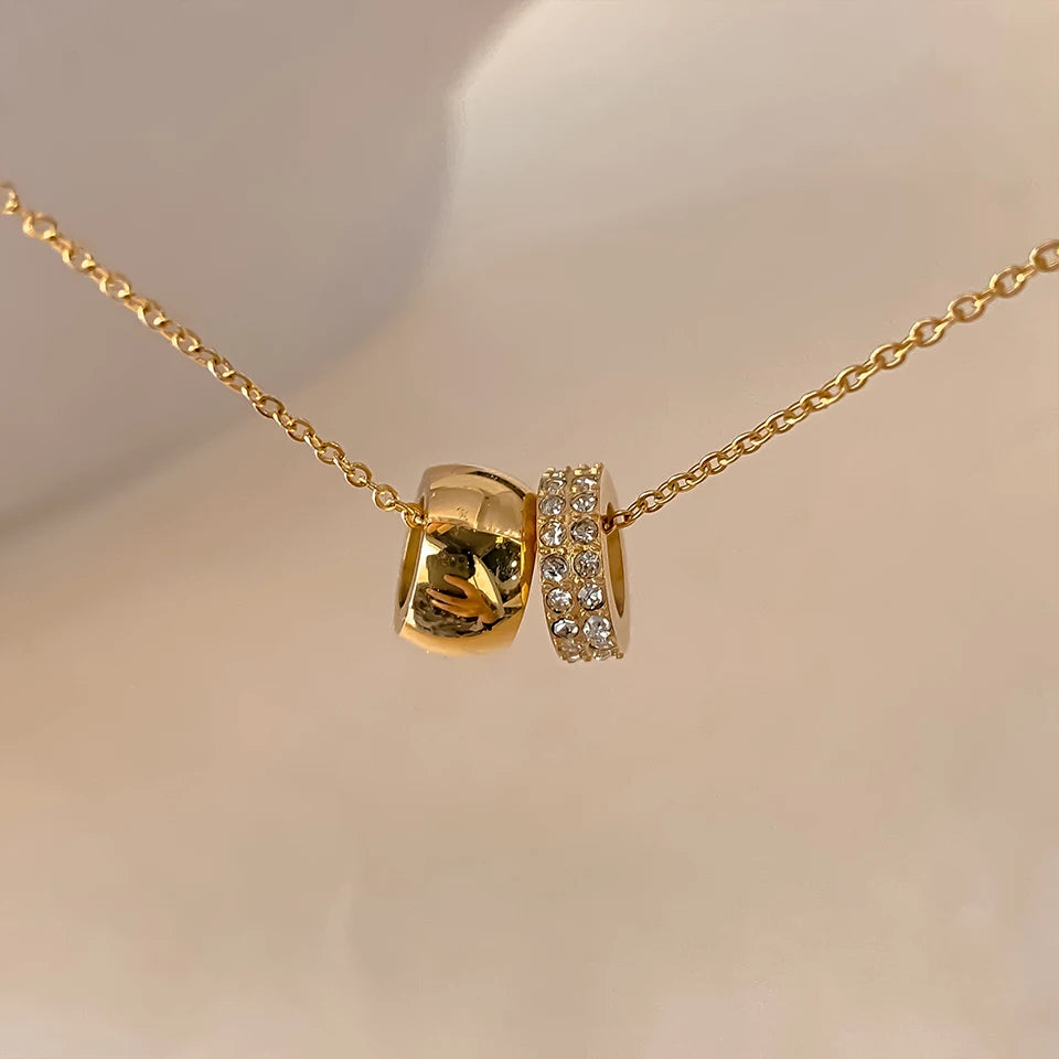 Emily Crystal Ring Necklace