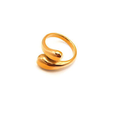 Glossy Feather Ring