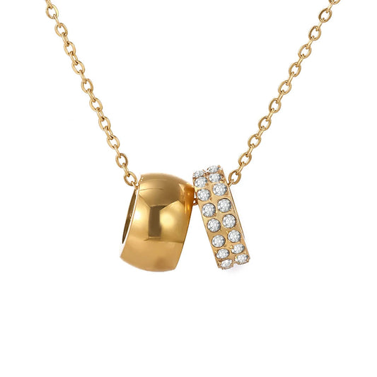 Emily Crystal Ring Necklace