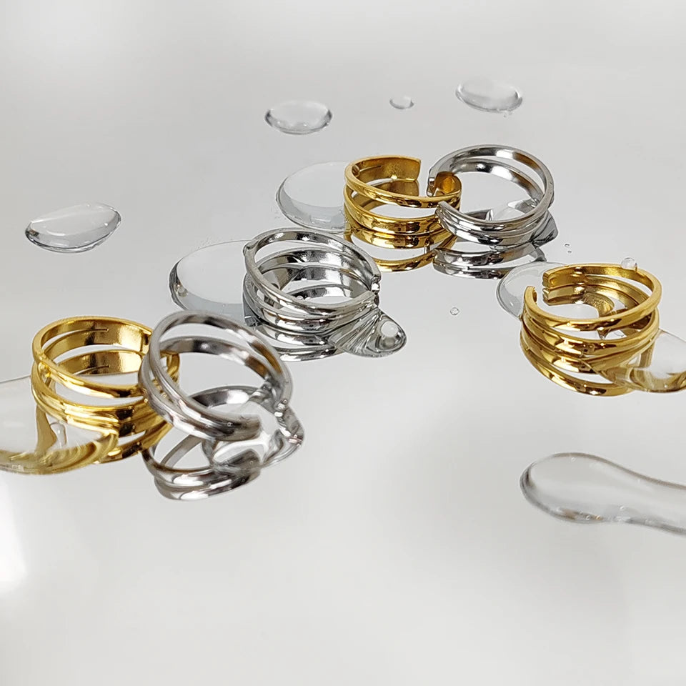 Dual Layer Open Ring