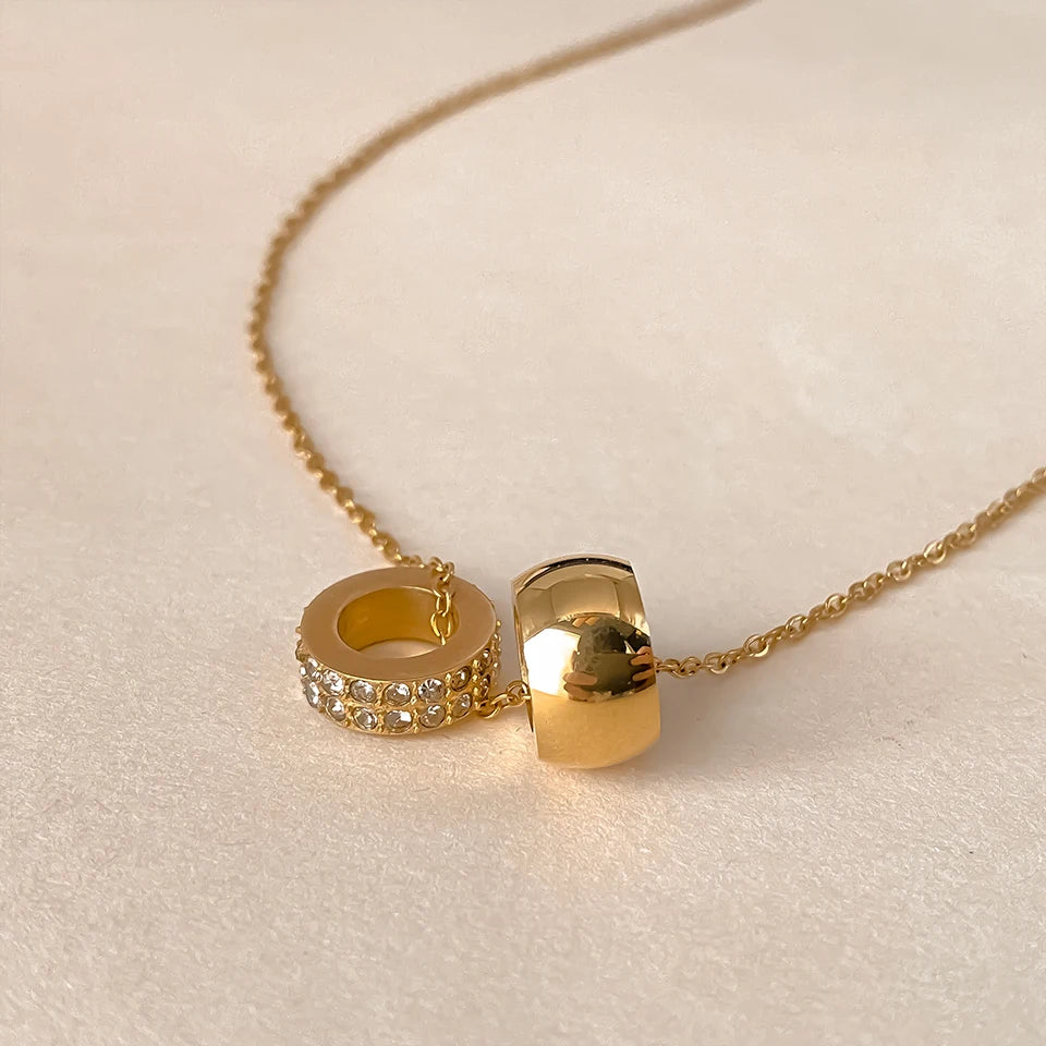 Emily Crystal Ring Necklace