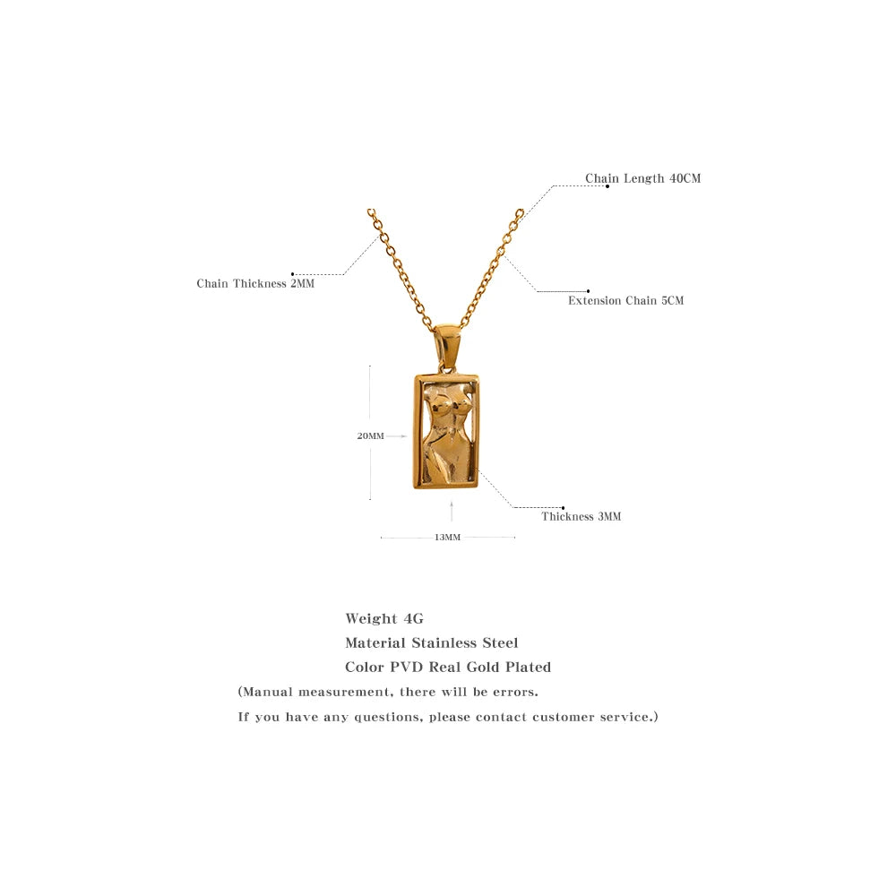 Body Square Pendant