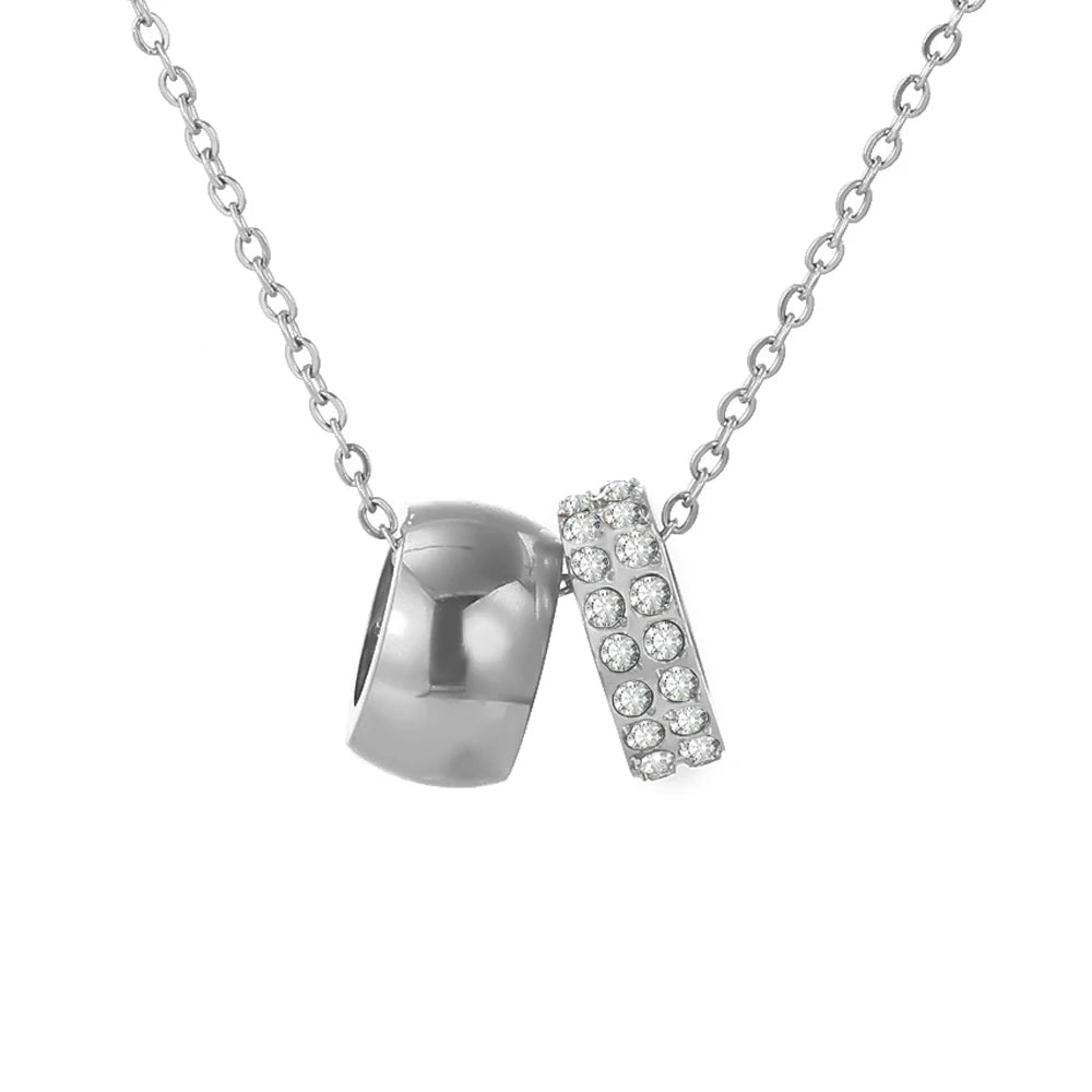 Emily Crystal Ring Necklace