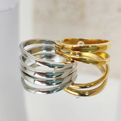 Dual Layer Open Ring