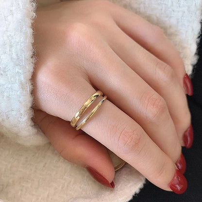 Dual Layer Open Ring
