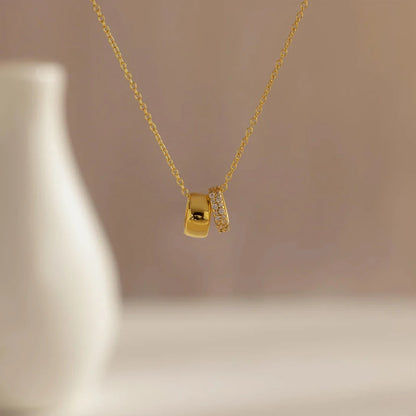 Emily Crystal Ring Necklace