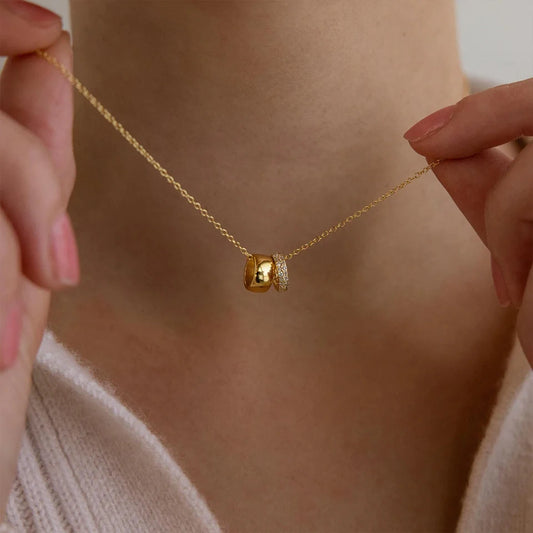 Emily Crystal Ring Necklace