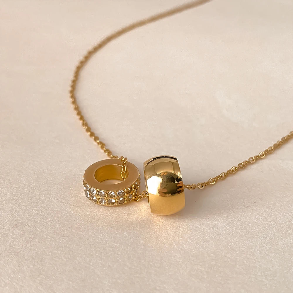 Emily Crystal Ring Necklace