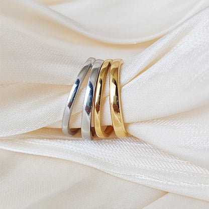 Dual Layer Open Ring
