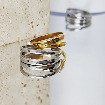 Dual Layer Open Ring