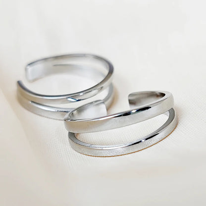 Dual Layer Open Ring