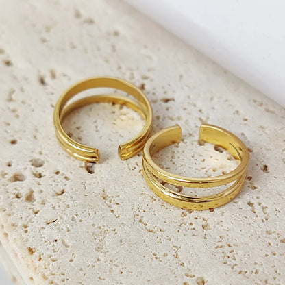 Dual Layer Open Ring