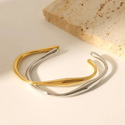 Victoria Irregular Bangle Bracelet