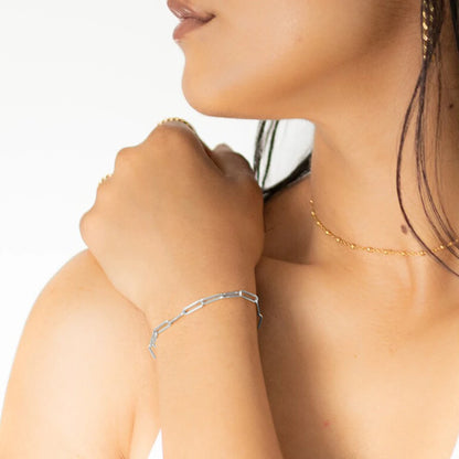 Nova Paperclip Chain Bracelet