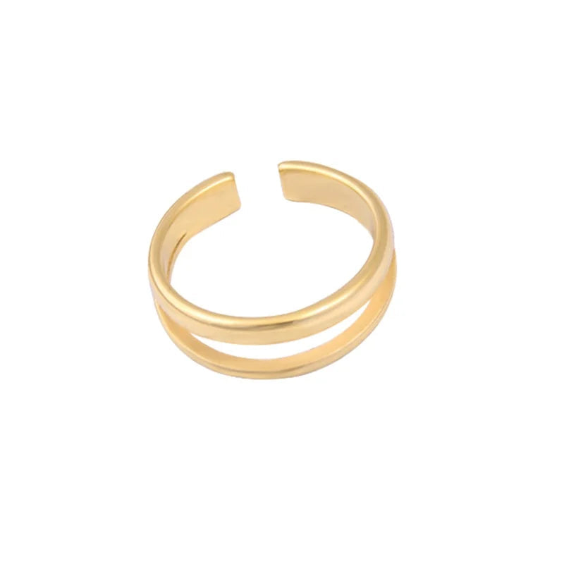 Dual Layer Open Ring