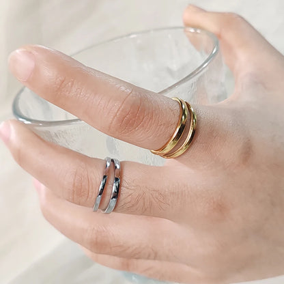 Dual Layer Open Ring