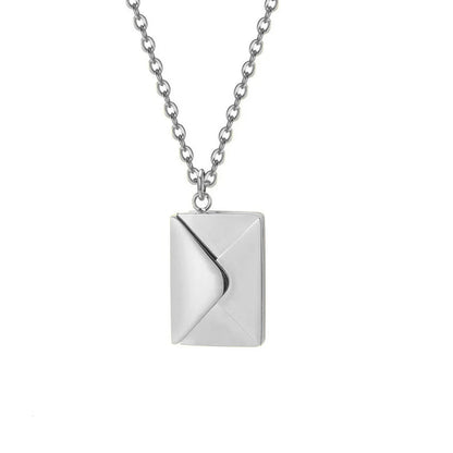 Zoey Envelope Pendant Necklace