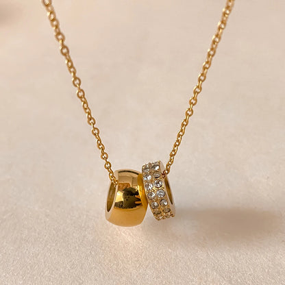 Emily Crystal Ring Necklace
